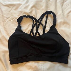 Lululemon women’s black sports bra